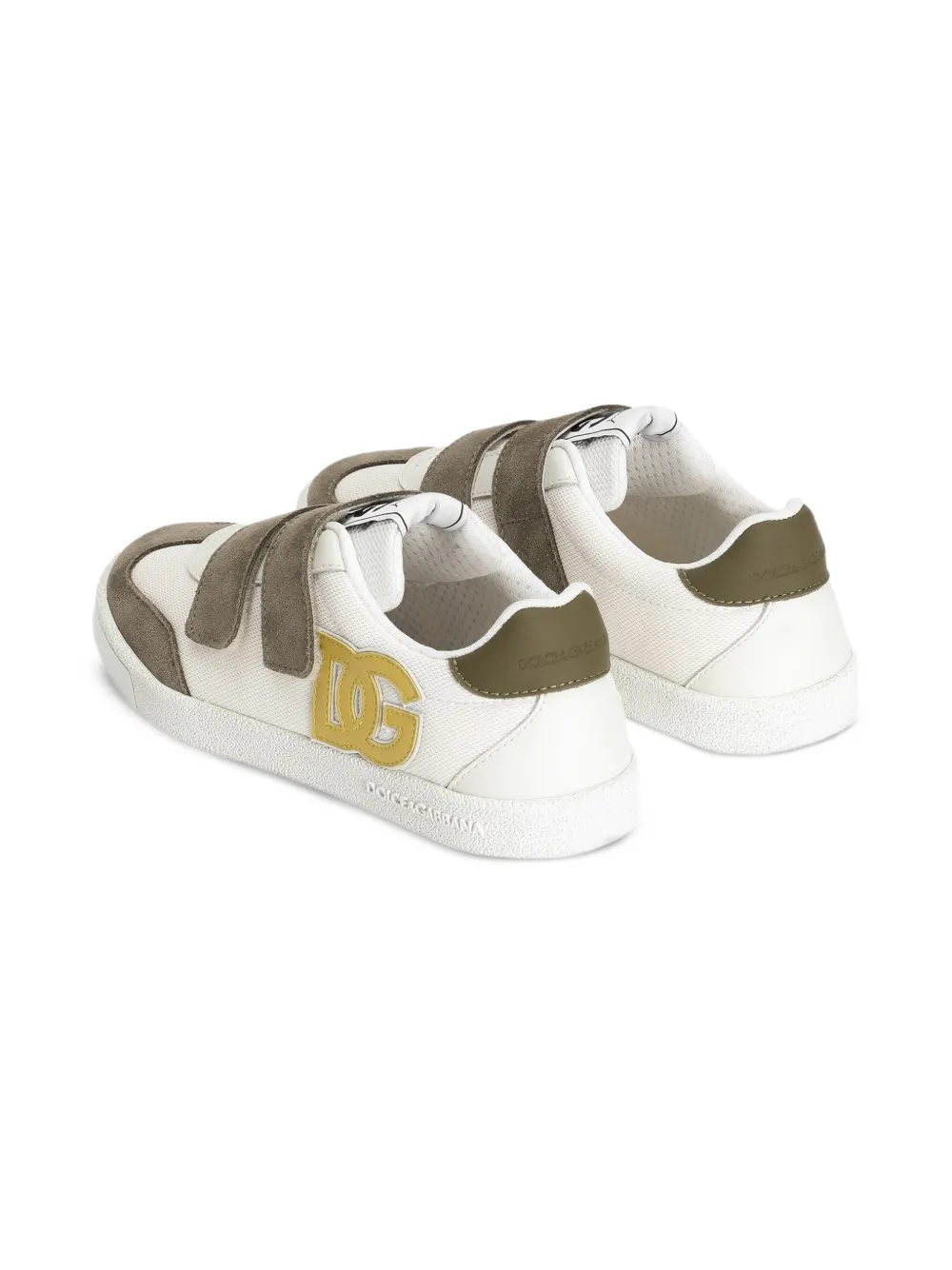 Dolce & Gabbana Kids Sneakers met logopatch Wit
