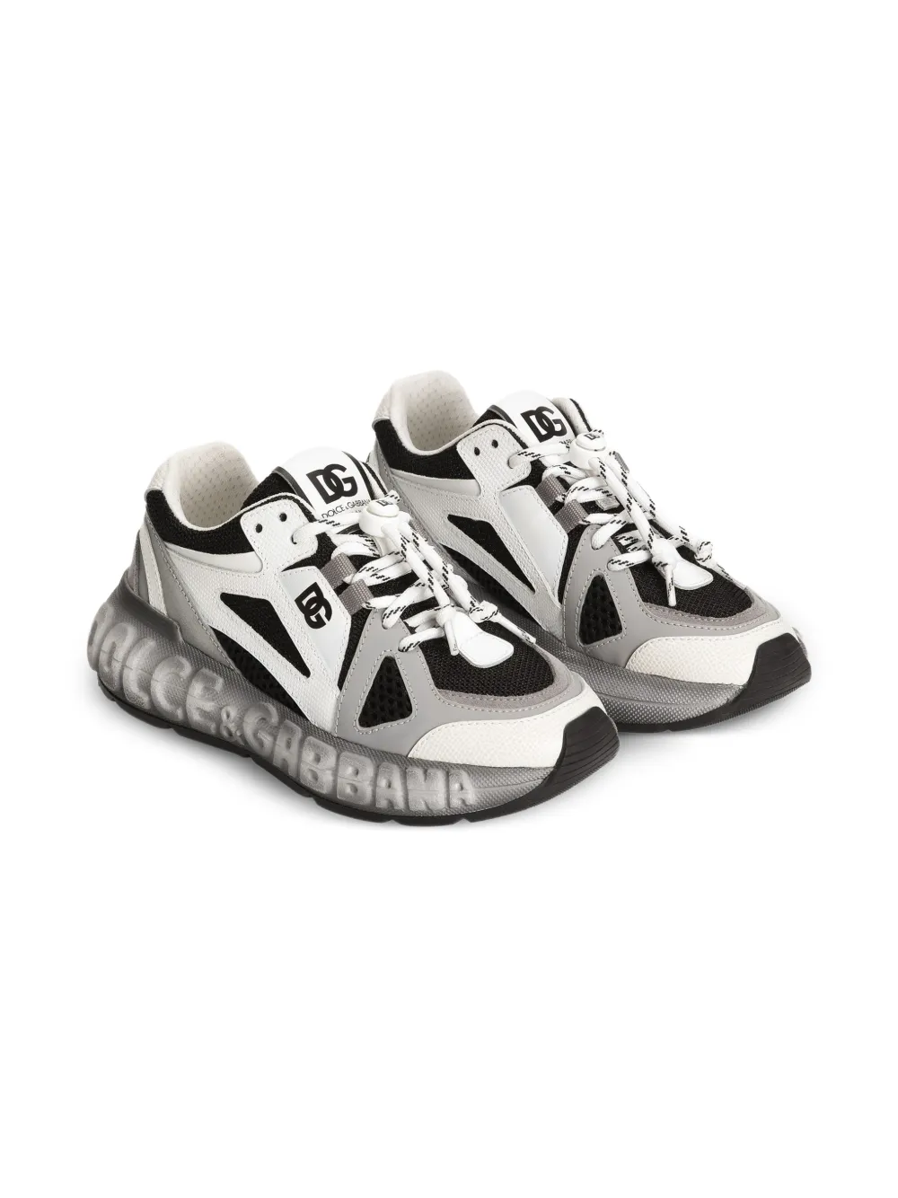 Dolce & Gabbana Kids Sneakers met logo Wit