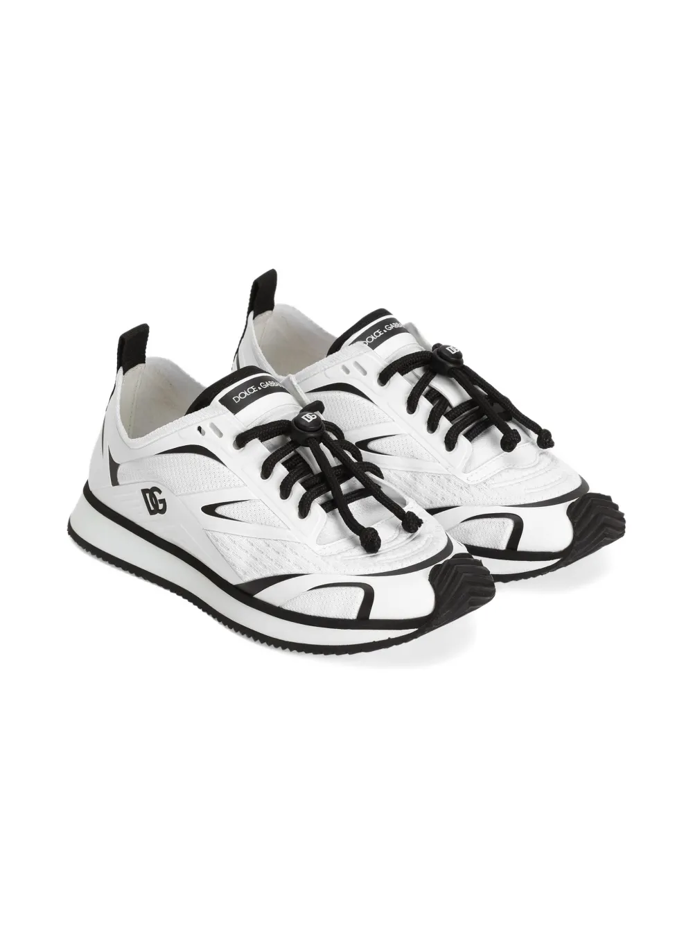 Dolce & Gabbana Kids Sneakers met logo Wit