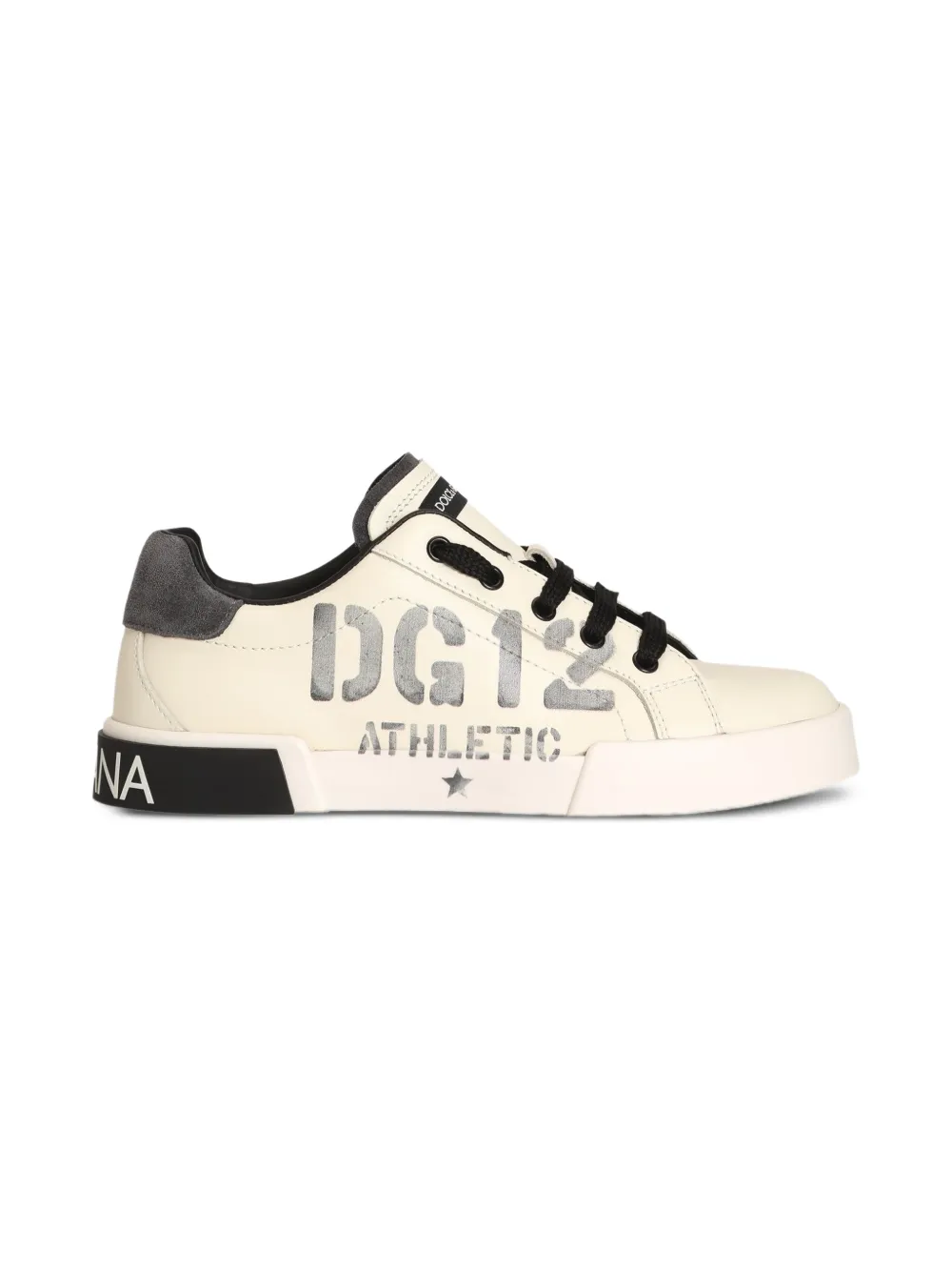 Dolce & Gabbana Kids Sneakers met logoprint Beige
