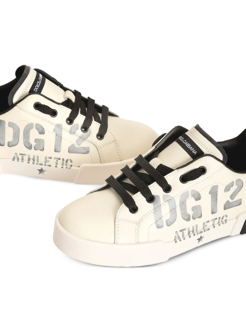 Dolce & Gabbana Kids Sneakers met logoprint Beige