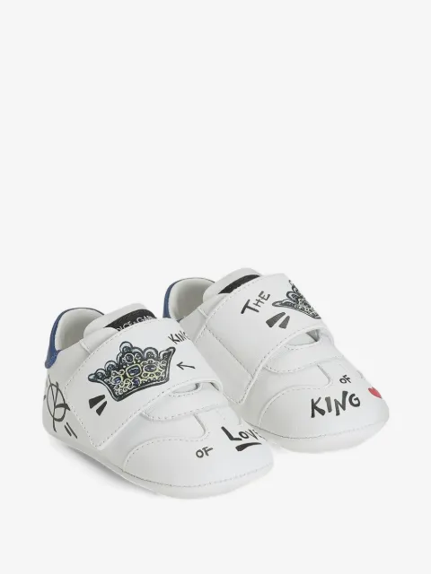 Dolce & Gabbana Kids tenis con agujetas