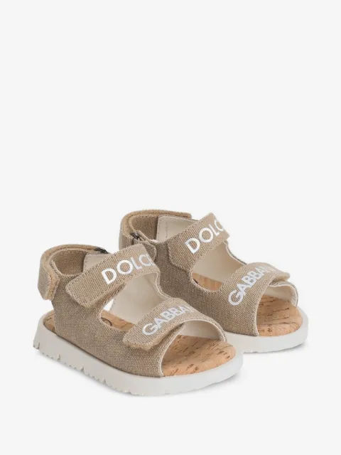 Dolce & Gabbana Kids canvas sandals