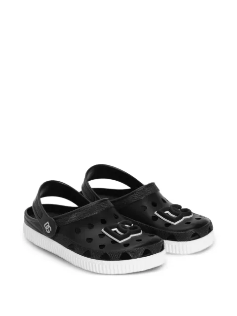 Dolce & Gabbana Kids logo appliqué sandals