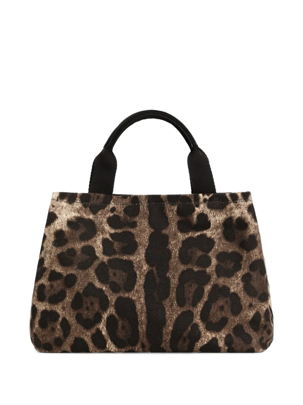 Dolce & Gabbana Kids leopard-print logo-appliqué tote bag - Bruin