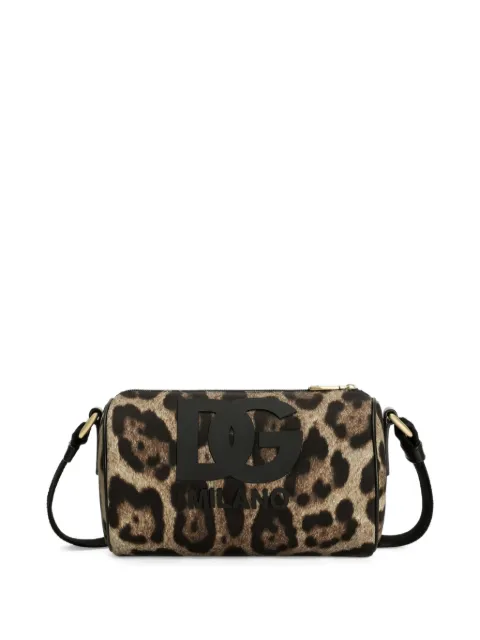 Dolce & Gabbana Kids Mini Tasche mit Leoparden-Print