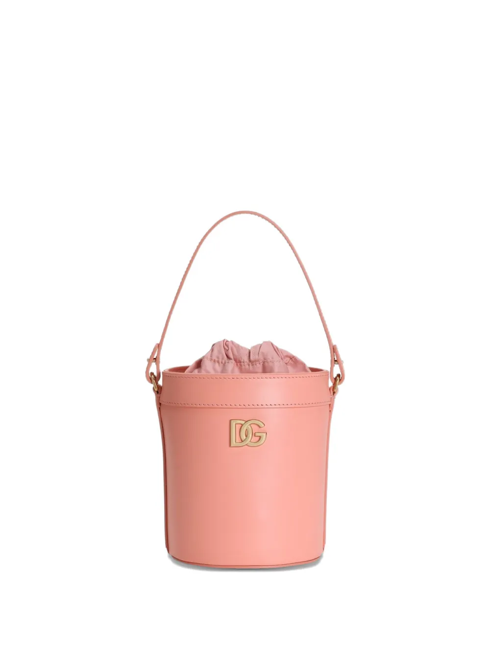 Dolce & Gabbana Kids nappa calfskin bucket bag - Rosa