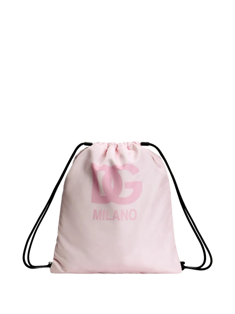 Dolce & Gabbana Kids logo drawstring backpack - Rosa