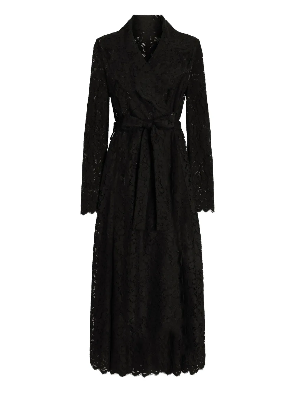 Dolce & Gabbana Cappotto con cintura - Nero