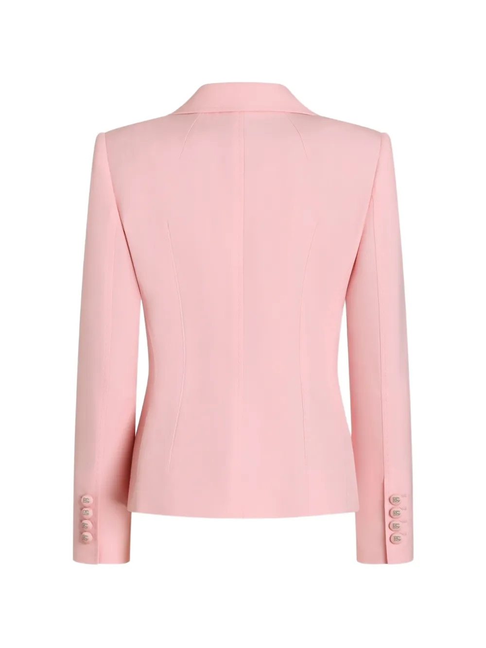  Dolce & Gabbana Printed Twill Single-breasted Jacket - Pink 