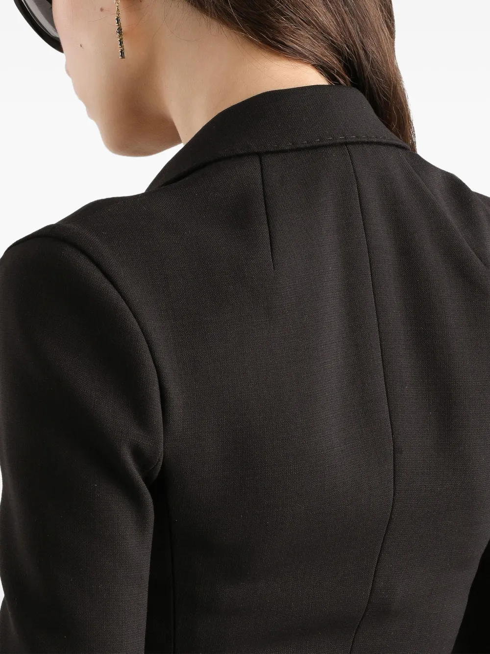 Dolce & Gabbana Jack met enkele rij knopen Zwart