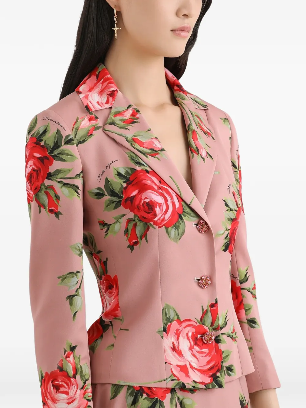 Dolce & Gabbana Jack met bloemknoop Roze