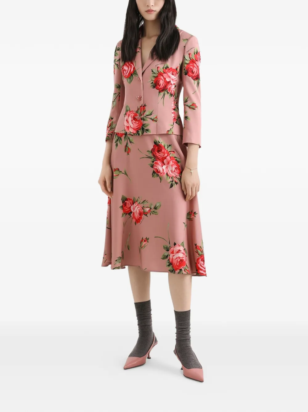 Dolce & Gabbana Jack met bloemknoop Roze