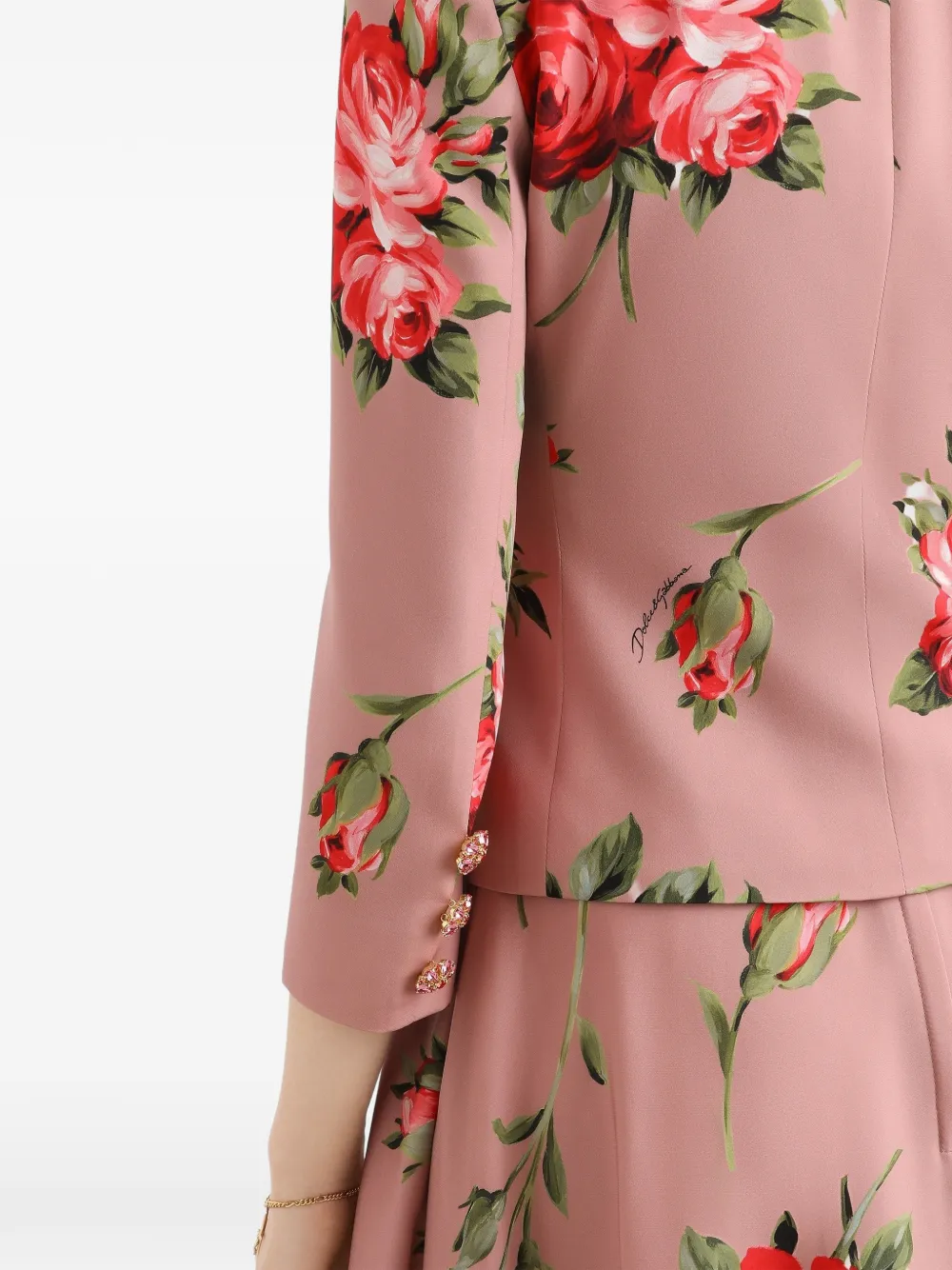 Dolce & Gabbana Jack met bloemknoop Roze