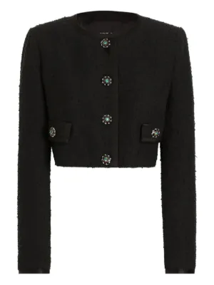 【美品】Dolce&Gabbanaドルチェ&ガッバーナ クロップドジャケット Dolce & Gabbana クロップド ジャケット | ブラック | FARFETCH JP