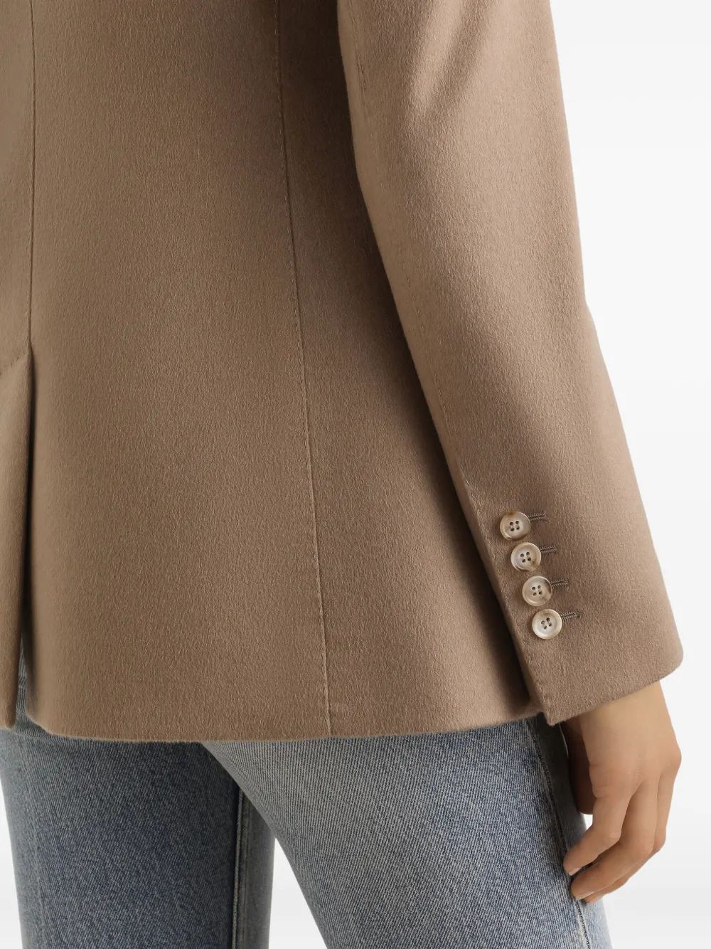 Dolce & Gabbana Jack met dubbele rij knopen Bruin