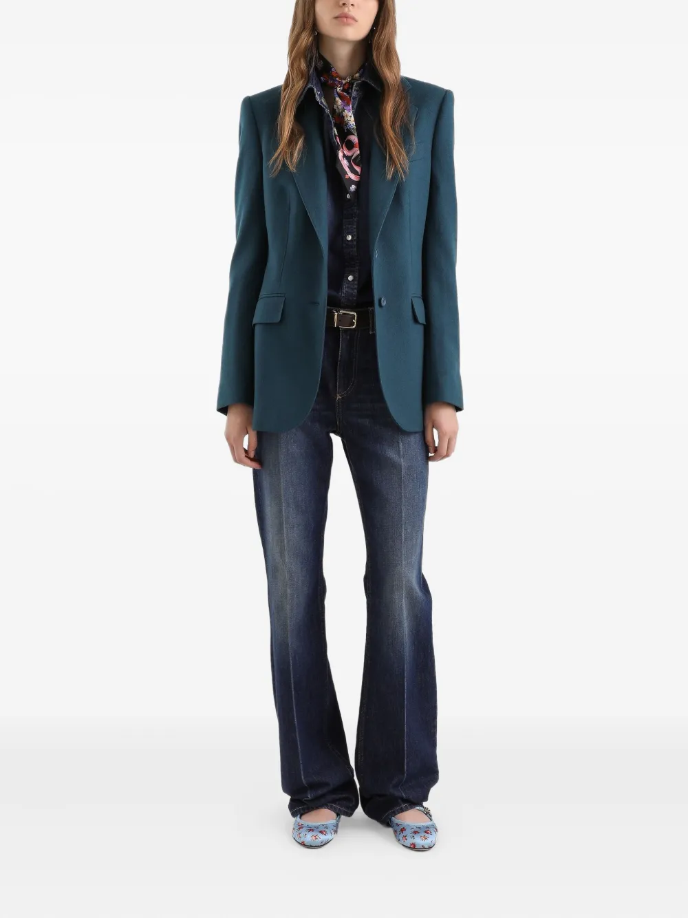Dolce & Gabbana Jas met knopen Blauw
