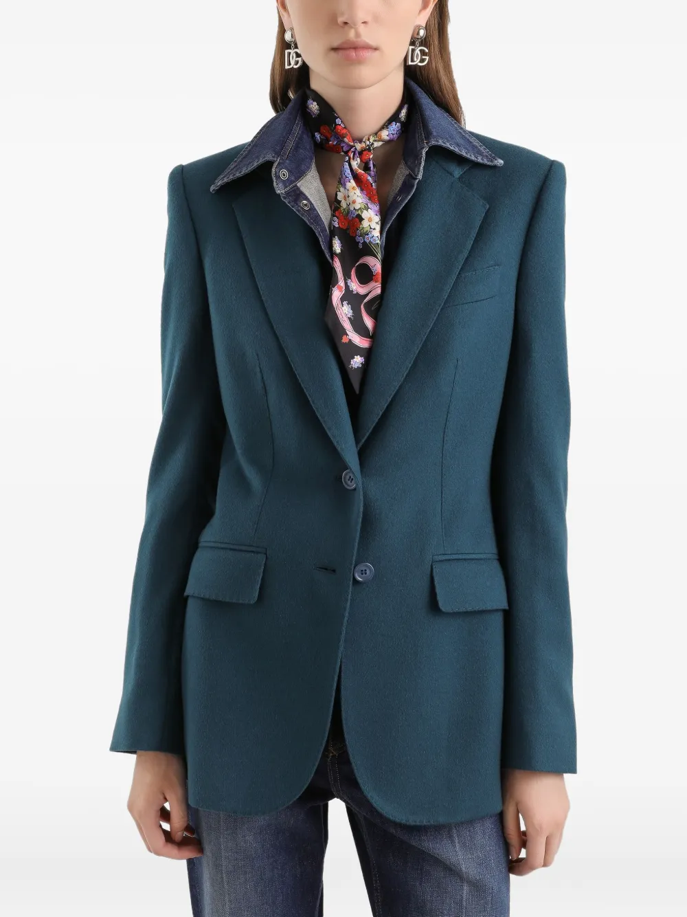 Dolce & Gabbana Jas met knopen Blauw