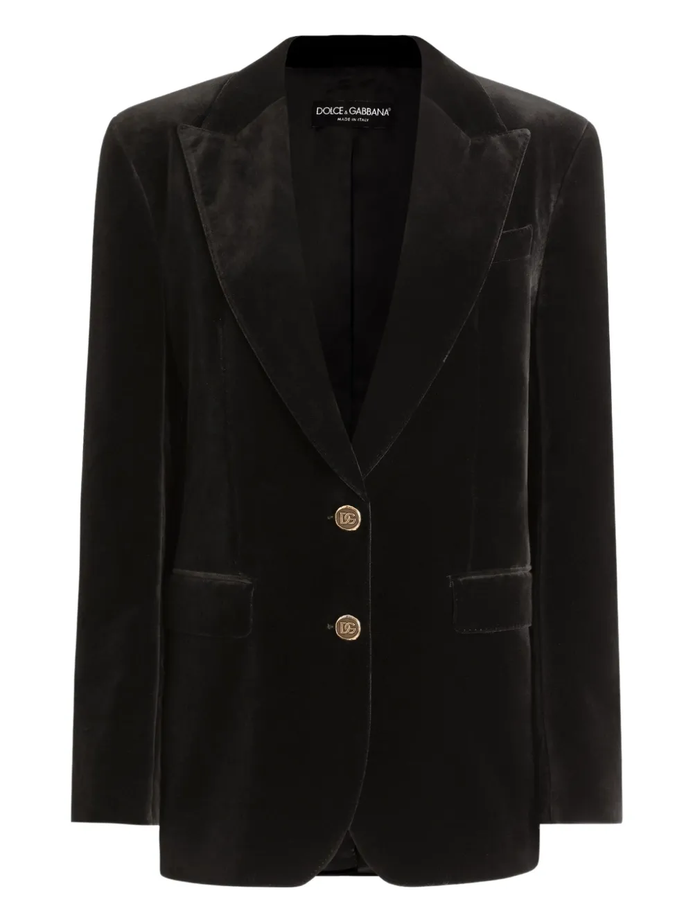 Dolce & Gabbana Giacca in velluto - Nero