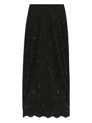 Dolce & Gabbana leopard-print Satin Midi Skirt | Brown | FARFETCH