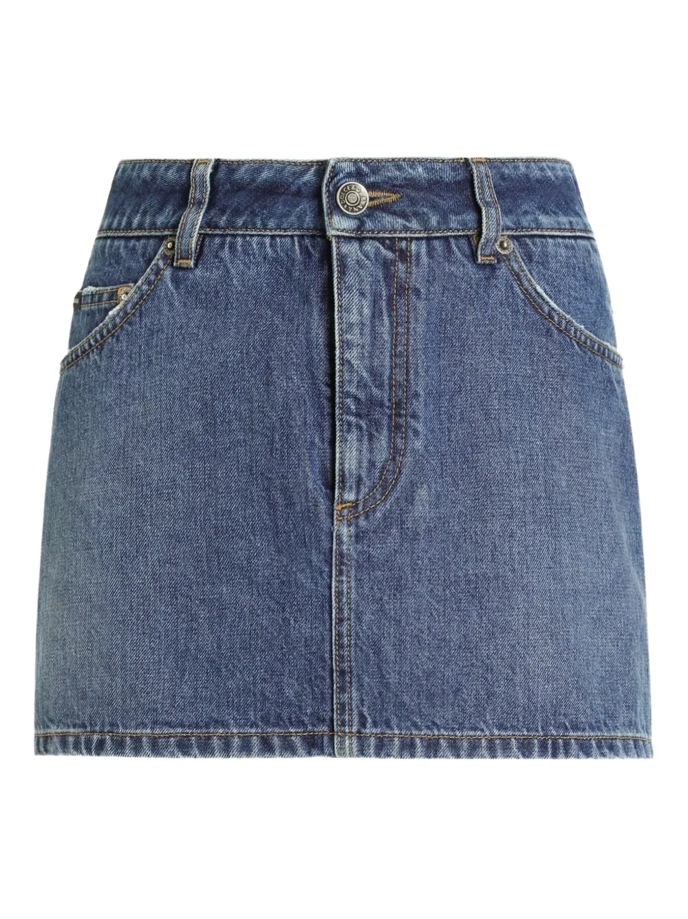 Dolce & Gabbana Minirock mit Taschen - Blau