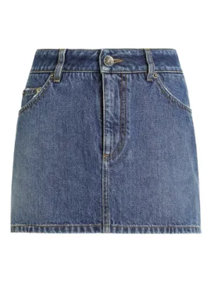 DSQUARED2 ダメージ デニムミニスカート | ブルー | FARFETCH JP