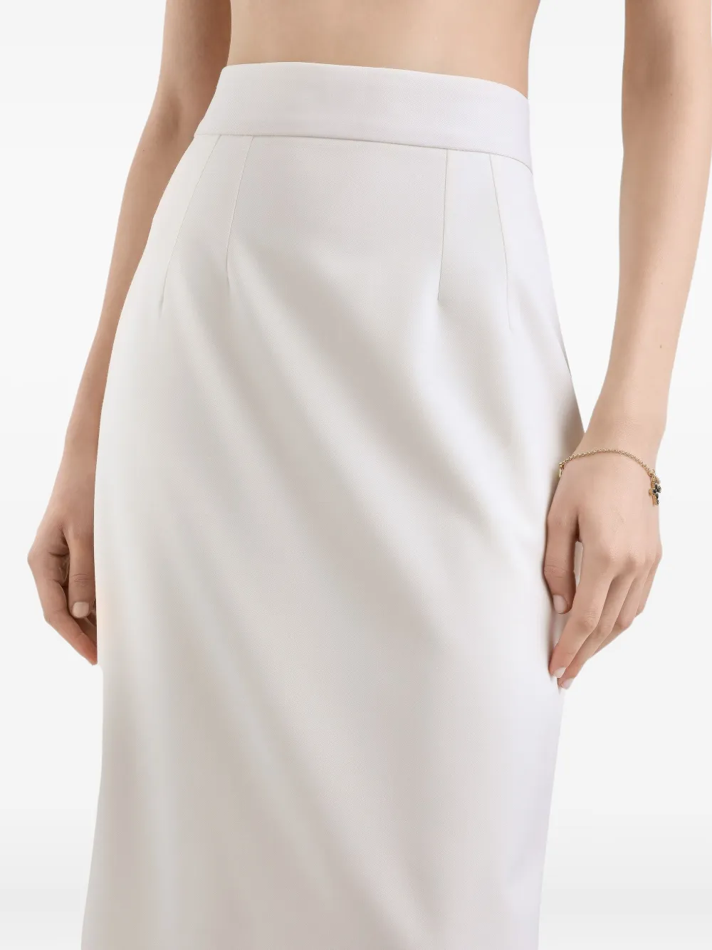 Dolce & Gabbana Midi-kokerrok Wit