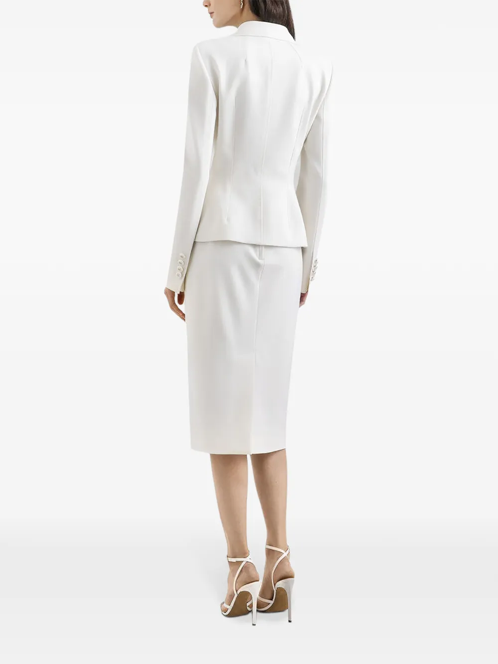 Dolce & Gabbana Midi-kokerrok Wit