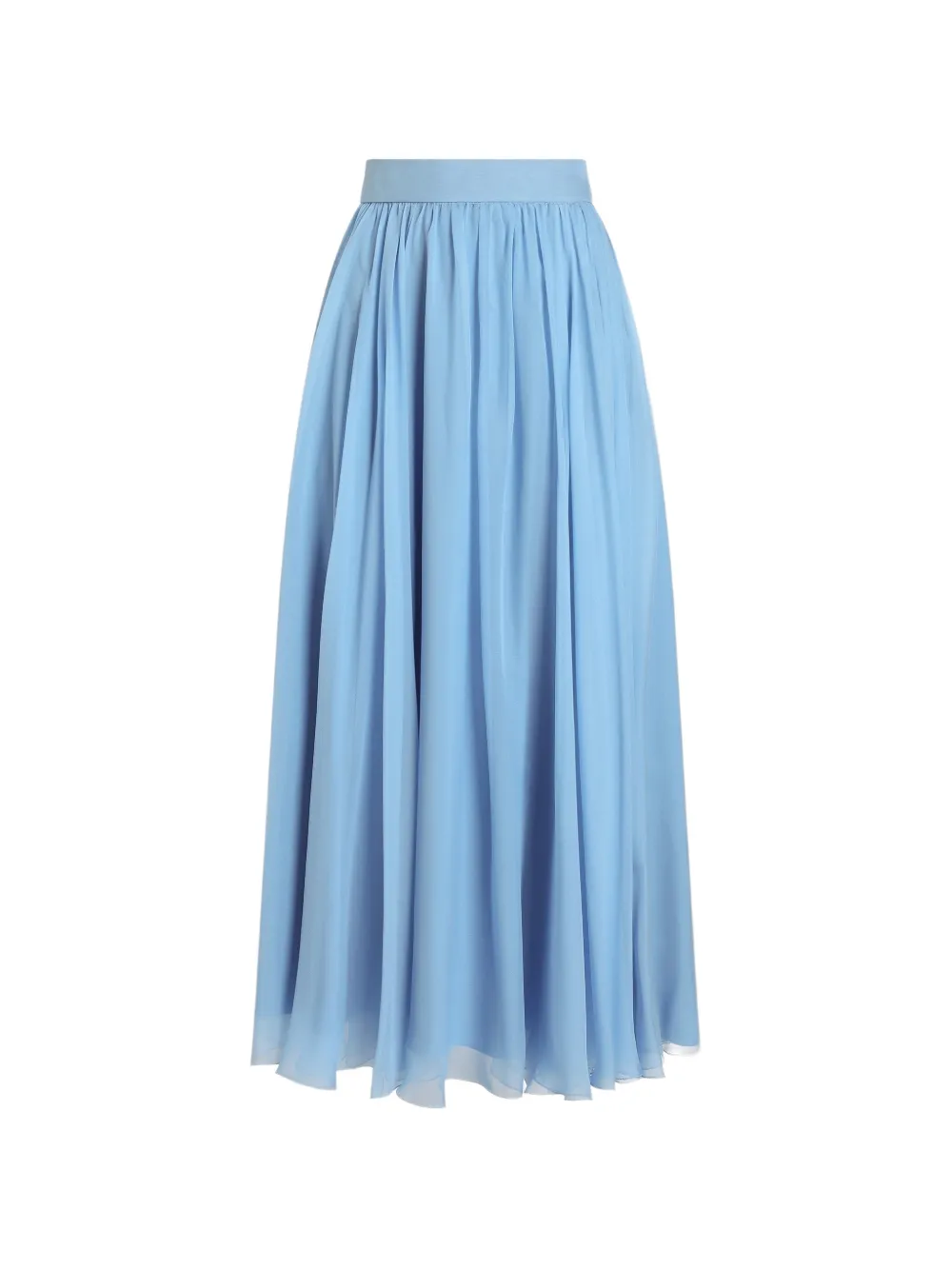 Dolce & Gabbana chiffon circle skirt - Blau