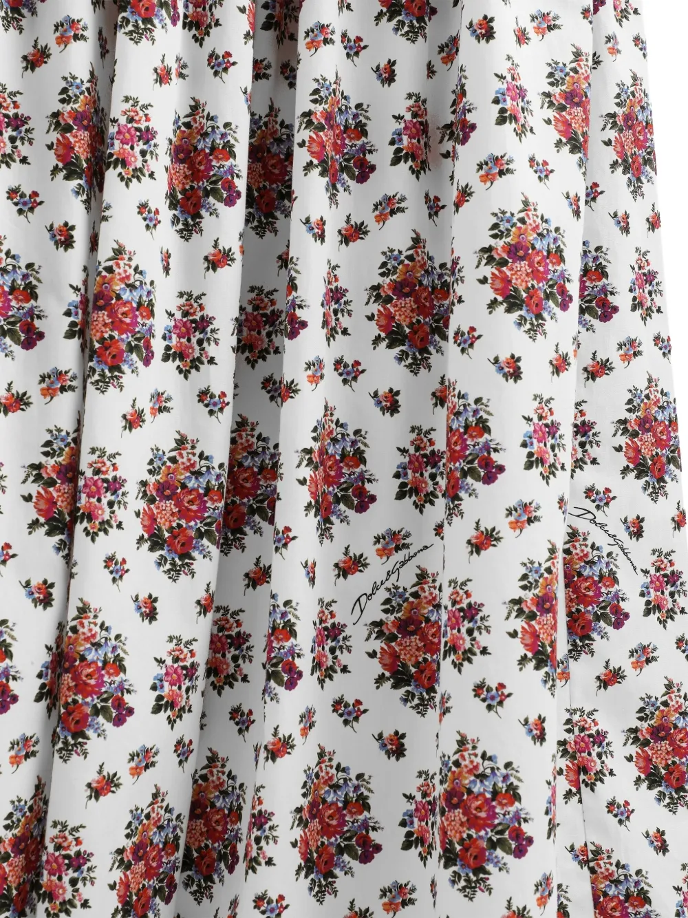 Dolce & Gabbana Maxi-rok met trekkoord Wit