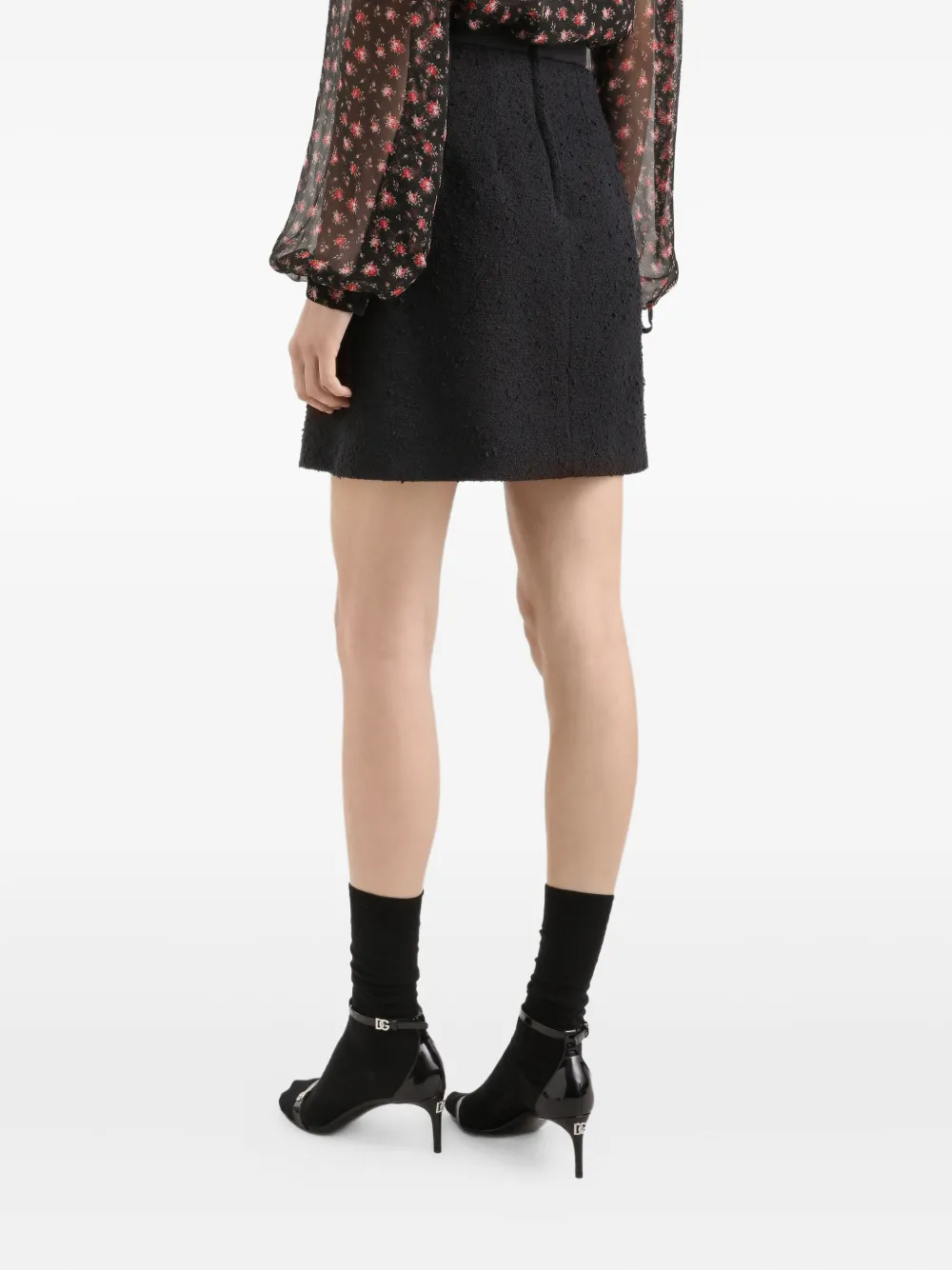 Dolce & Gabbana Rachel mini-rok Zwart