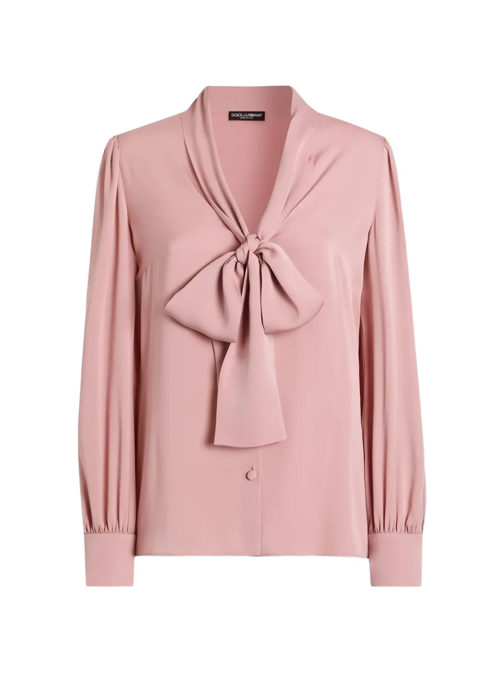 Dolce & Gabbana stretch charmeuse shirt - Pink