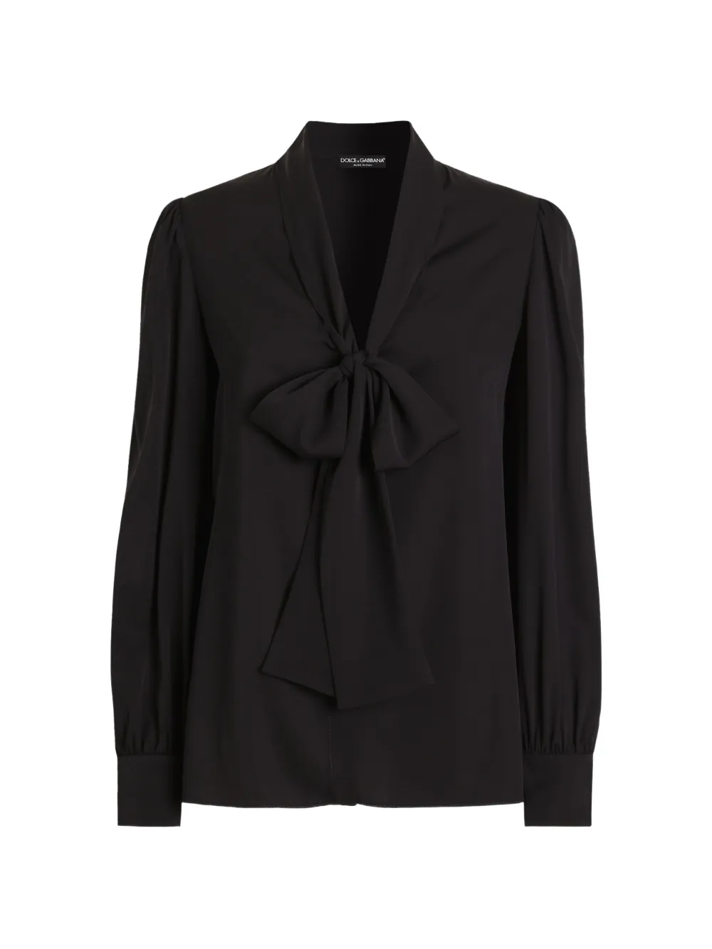 Dolce & Gabbana Bluse mit Ziernähten - Schwarz