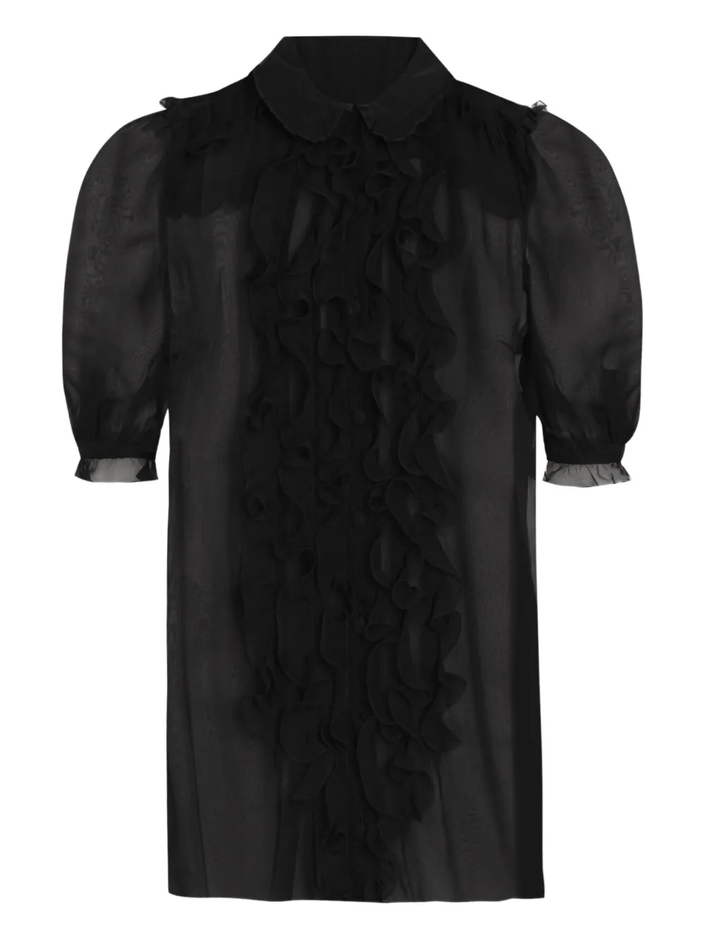 Dolce & Gabbana Blusa con ruches - Nero