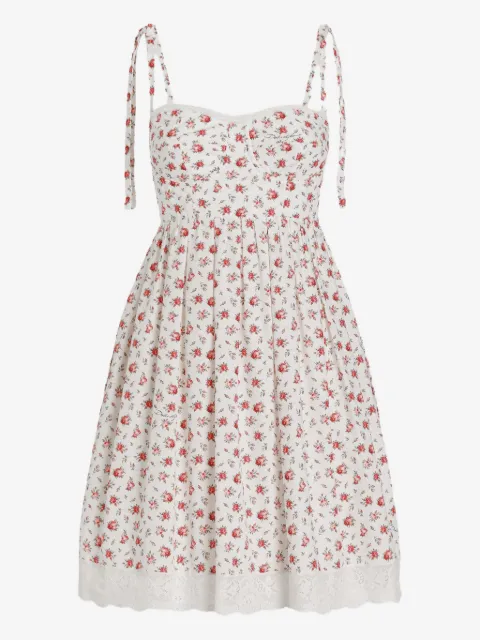 Dolce & Gabbana vestido con encaje floral