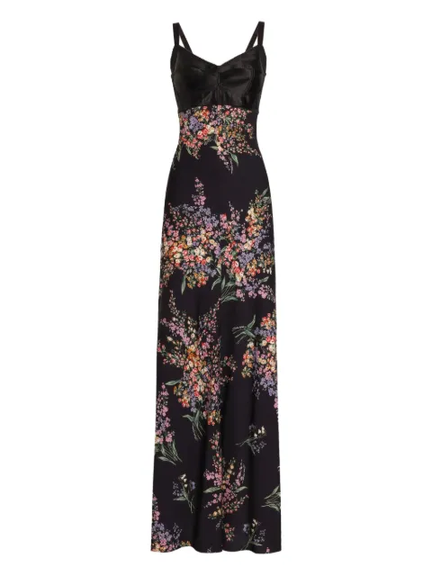 Dolce & Gabbana lang blomstret kjole