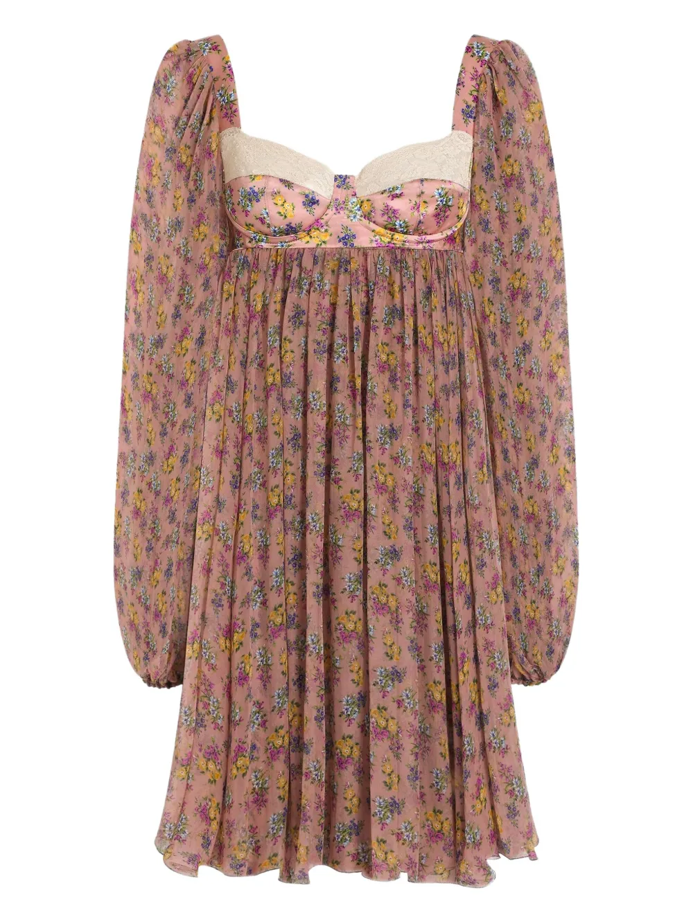 Dolce & Gabbana Kleid mit Puffärmeln - Rosa