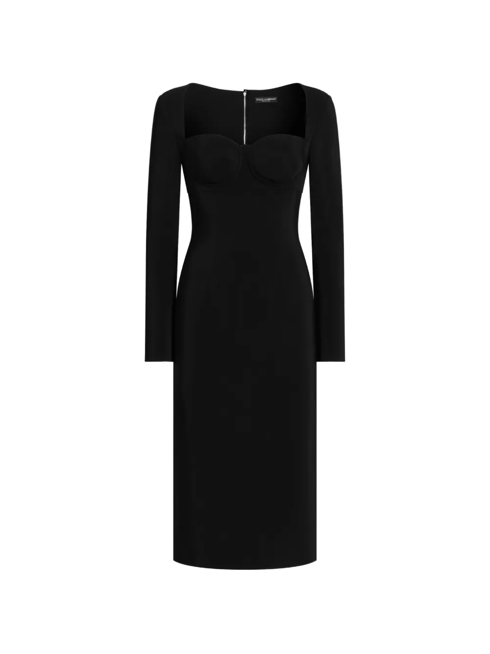 Dolce & Gabbana cady sheath dress - Black