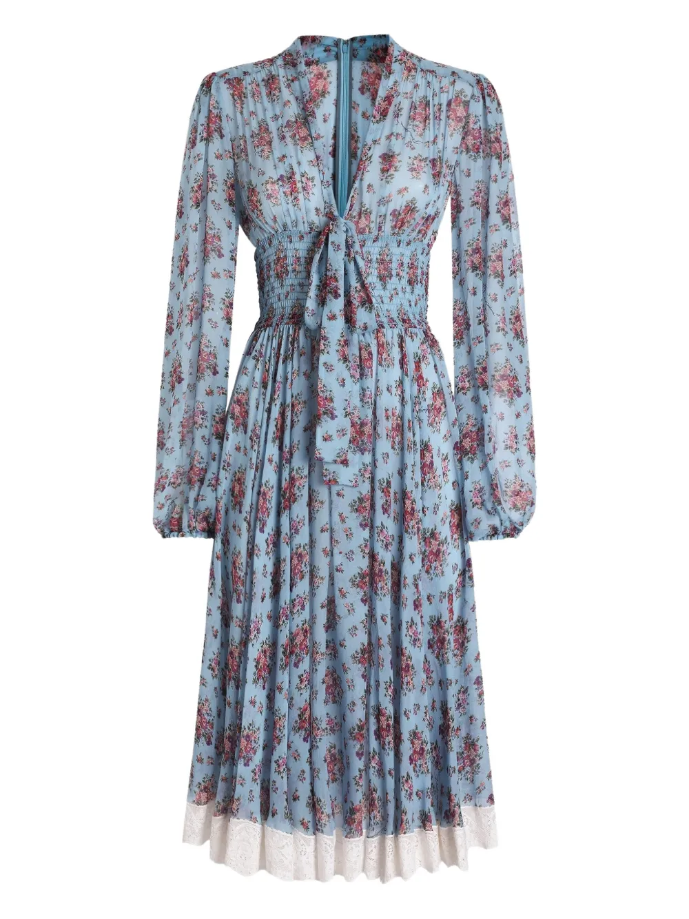 Dolce & Gabbana Abito a fiori - Blu