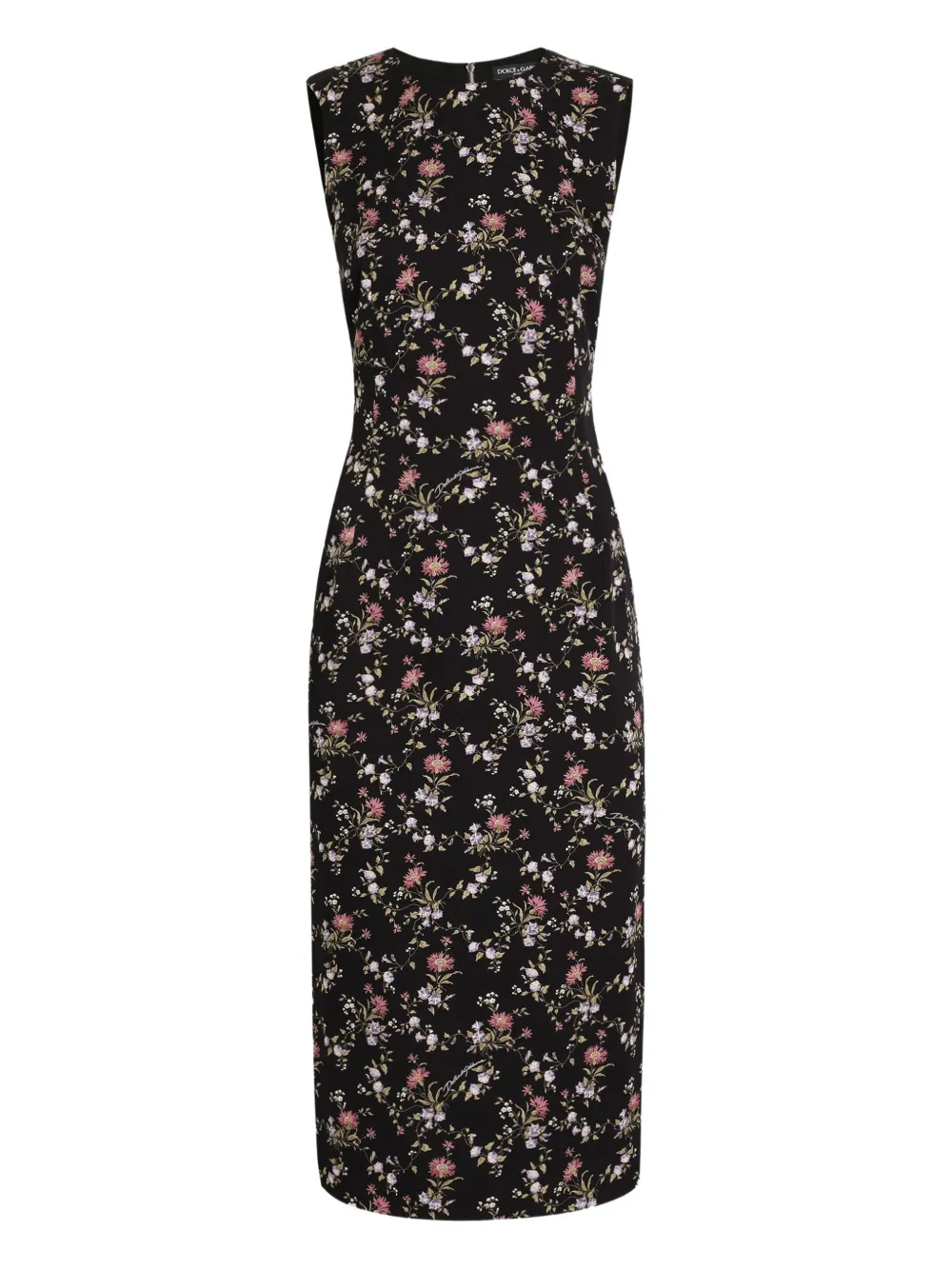 Floral Sleeveless Midi Dress