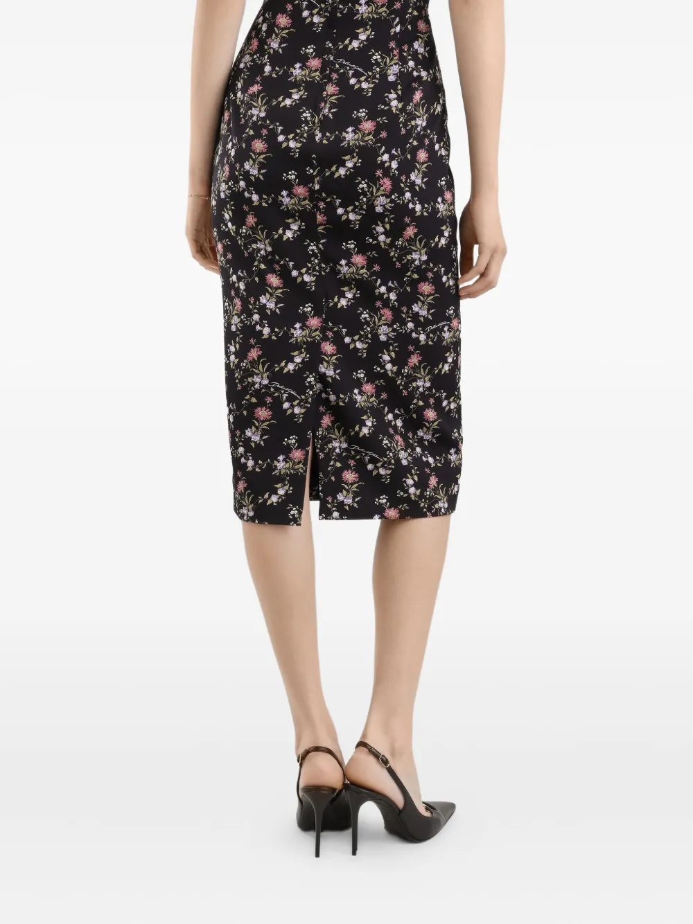 Floral Sleeveless Midi Dress