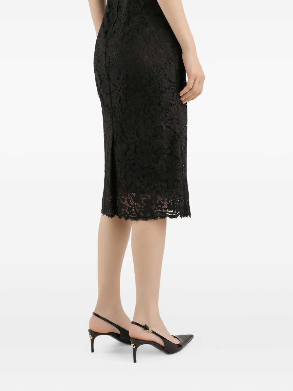 D&Gレースノースリーブドレス Dolce & Gabbana ノースリーブ ドレス | ブラック | FARFETCH JP