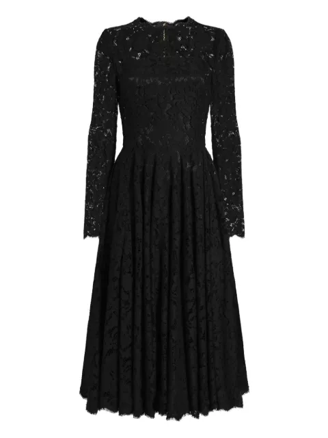 Dolce & Gabbana vestido midi manga larga