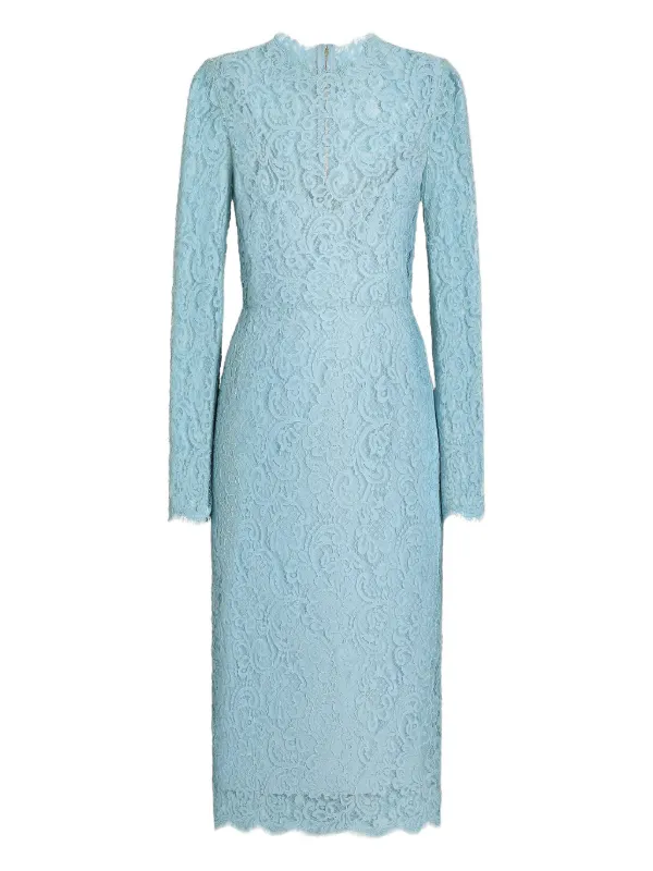 DOLCE & GABBANA ミントグリーン レース ワンピース Dolce & Gabbana レース ドレス | ブルー | FARFETCH JP
