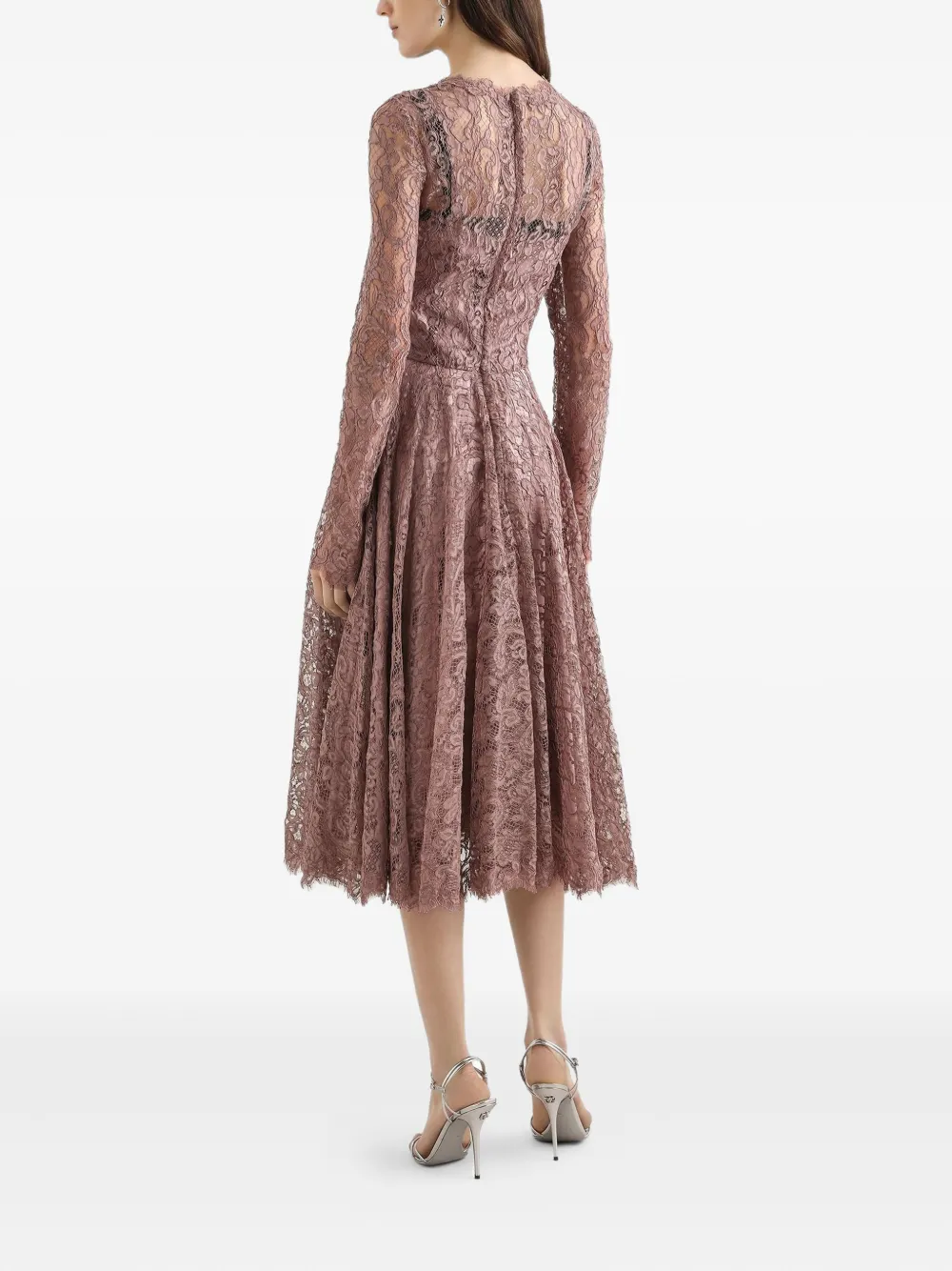 Dolce & Gabbana Kanten jurk Roze