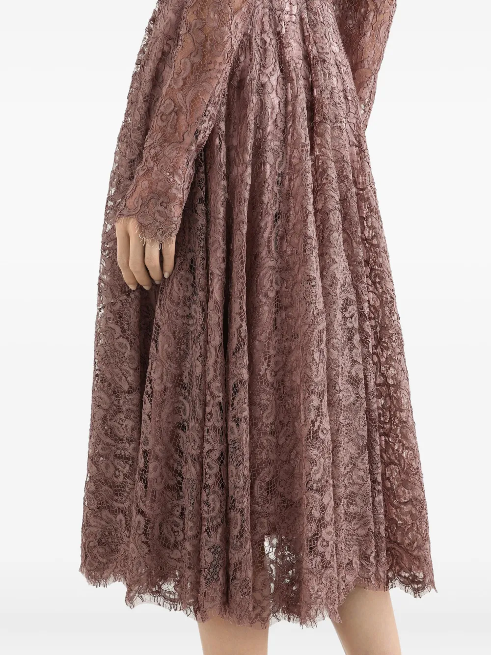 Dolce & Gabbana Kanten jurk Roze