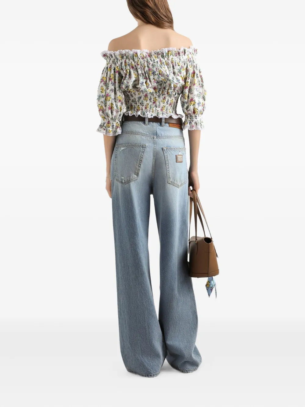 Dolce & Gabbana Off-shoulder top Wit