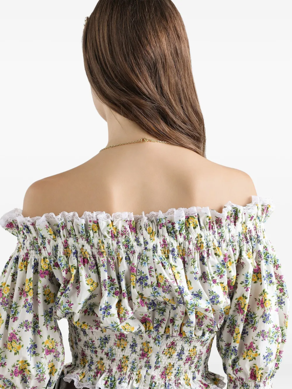 Dolce & Gabbana Off-shoulder top Wit
