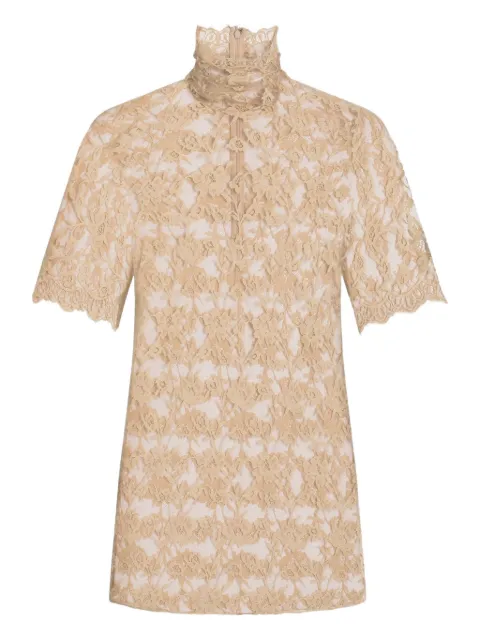 Dolce & Gabbana blusa con encaje floral