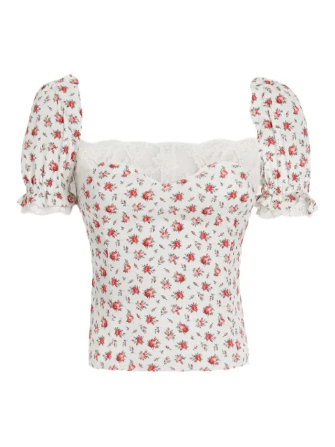 Dolce & Gabbana top con estampado floral